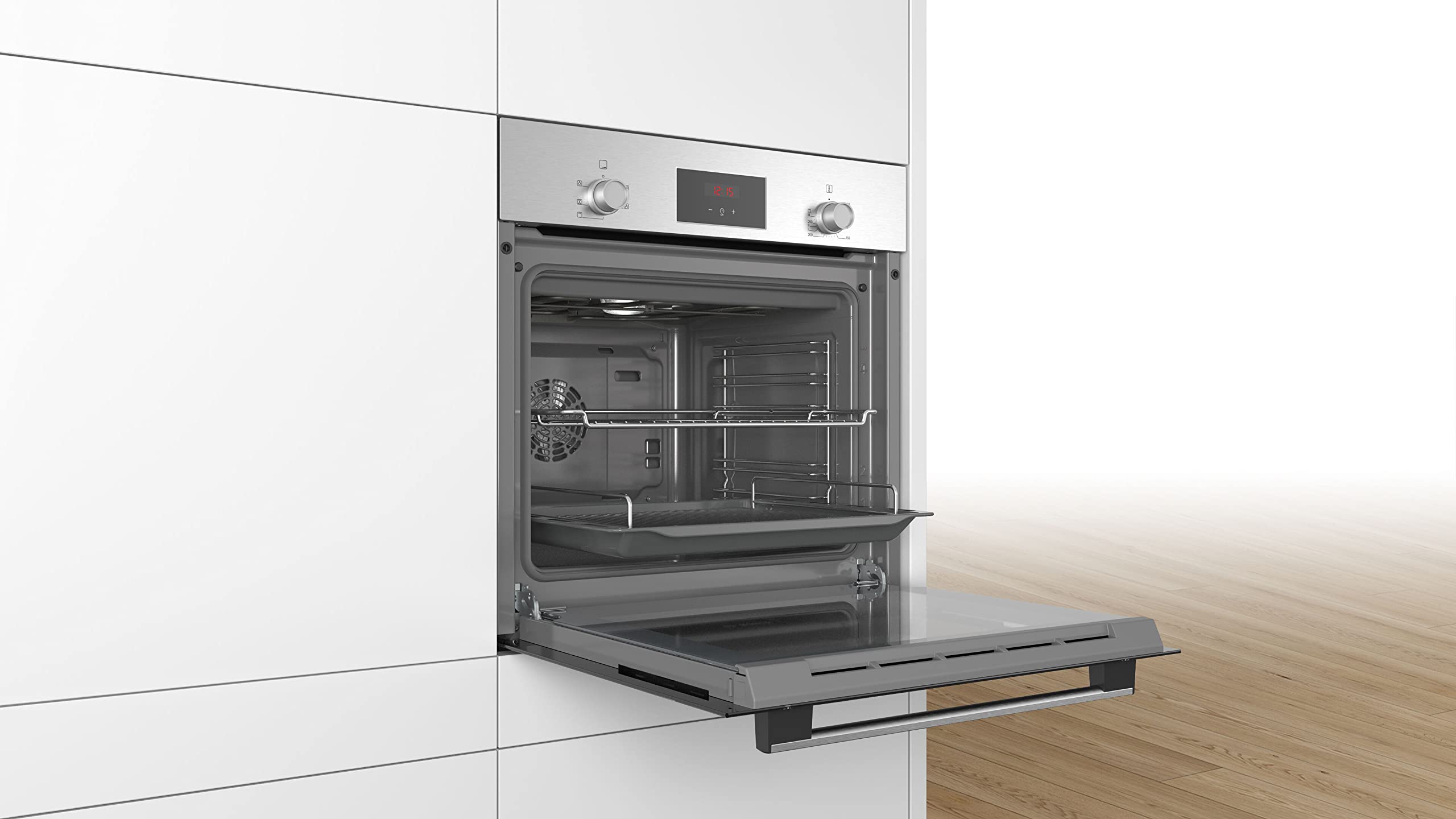 Bosch Serie 2 HHF113BR0B Stainless Steel Single Electric Oven