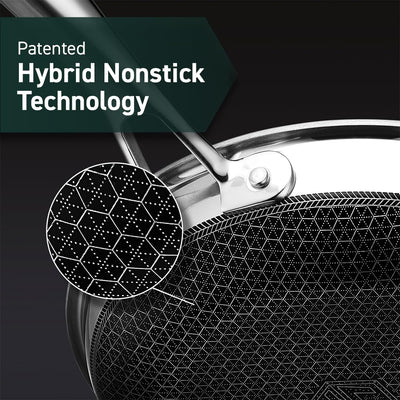 HexClad Hybrid Nonstick Frying Pan