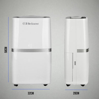 Belaco 20L/Day Dehumidifier, Portable Dehumidifiers for Home