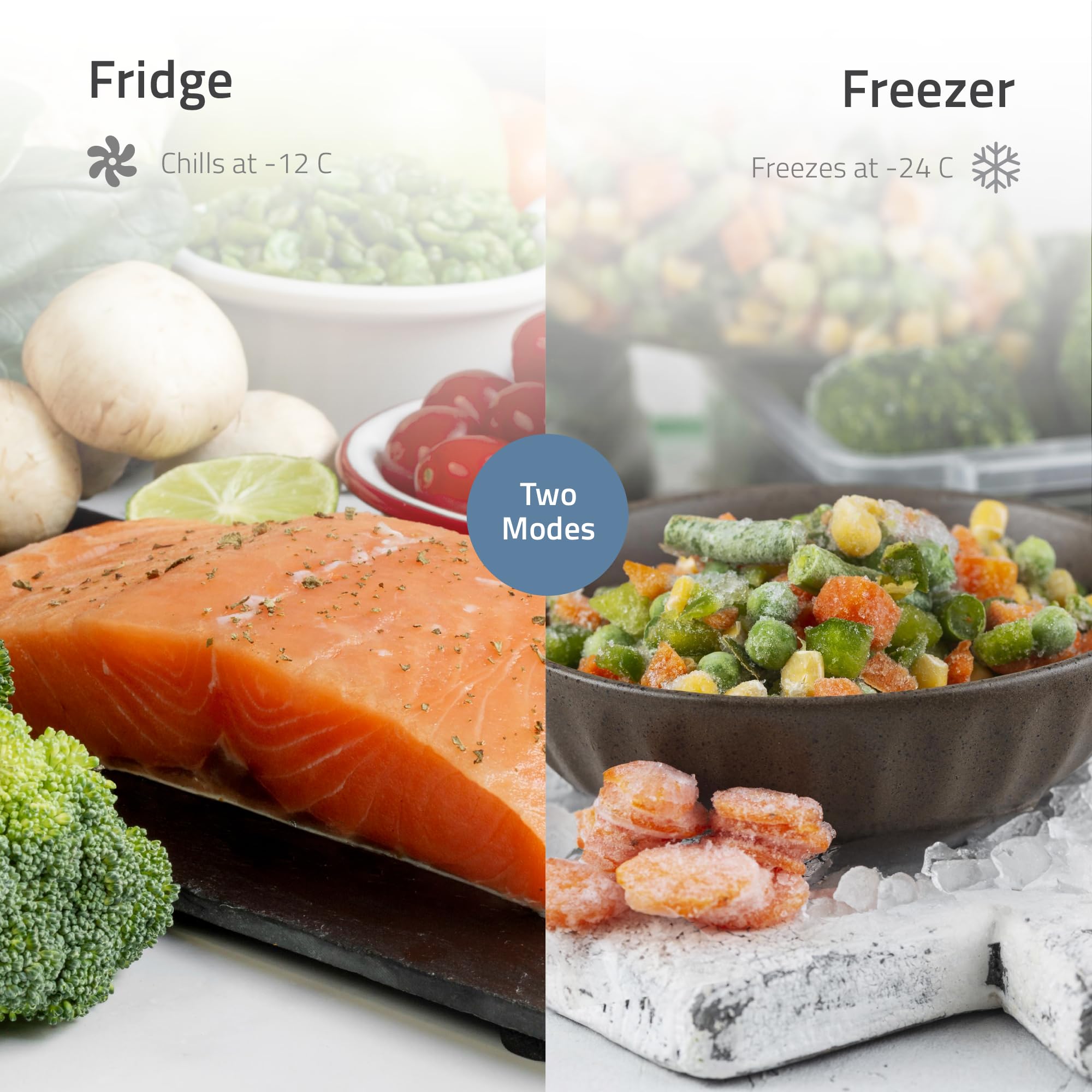 Cookology Freestanding 142 Litre Capacity