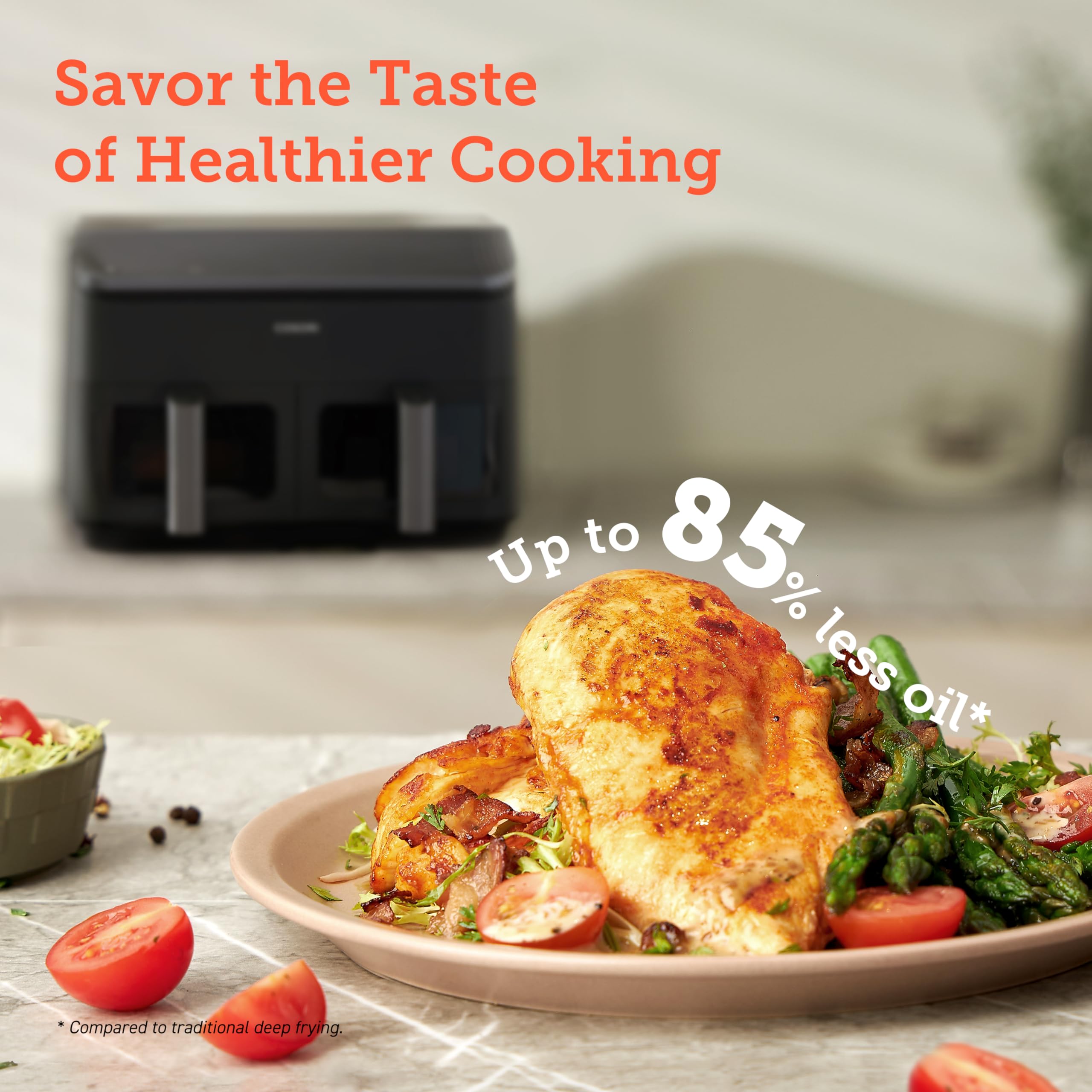 COSORI Dual Zone Air Fryer, 8.5L XL Capacity