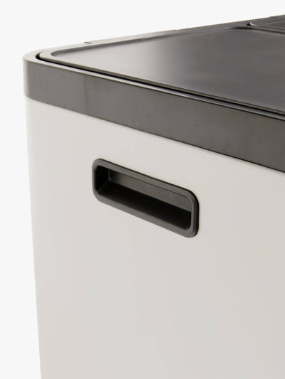 John Lewis 2 Section Recycling Bin, With Handles, 40L