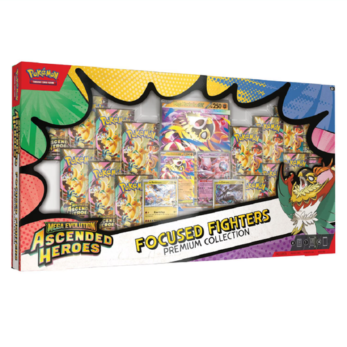 Pokémon TCG: Mega Evolution Ascended Heroes Focused Fighters Premium Collection