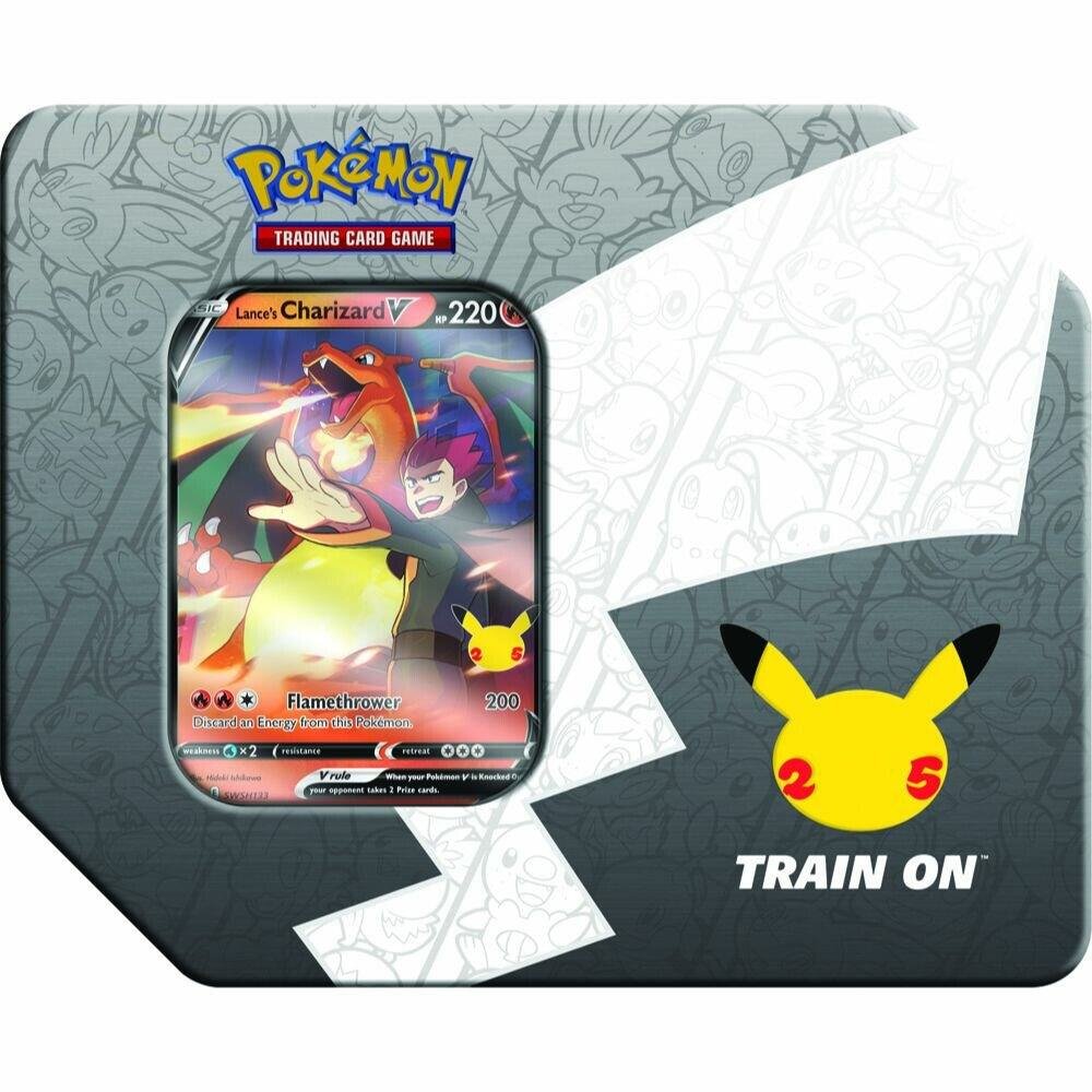 Pokémon TCG: Celebrations Lance's Charizard V Tin